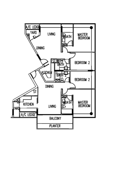 The Interlace - Floor Plan