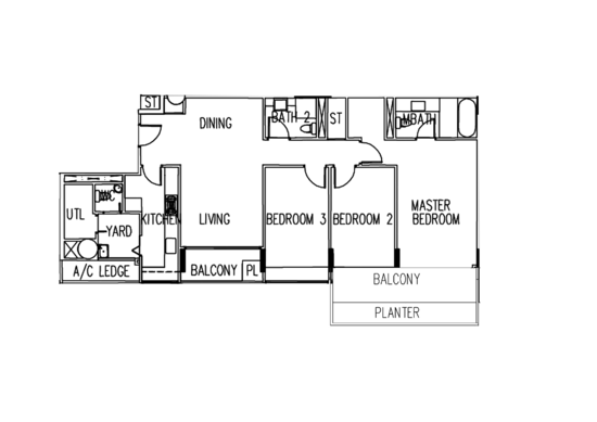 The Interlace - Floor Plan
