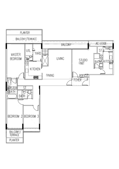 The Interlace - Floor Plan