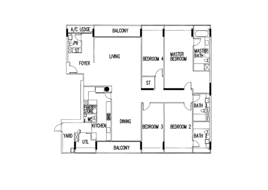 The Interlace - Floor Plan