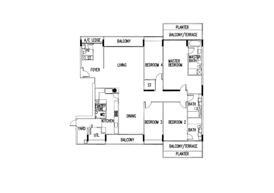 The Interlace - Floor Plan