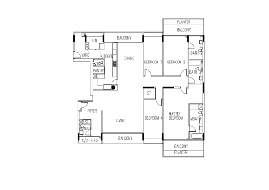 The Interlace - Floor Plan