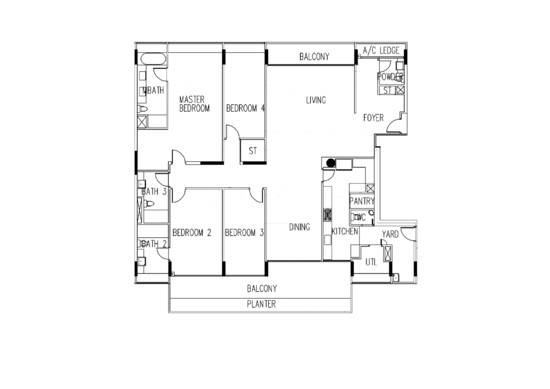 The Interlace - Floor Plan