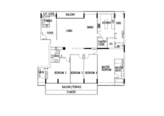 The Interlace - Floor Plan