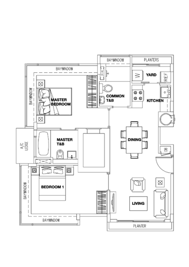 D'Ixoras - Floor Plan