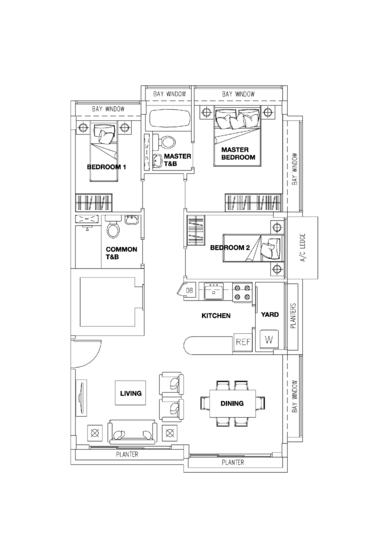 D'Ixoras - Floor Plan