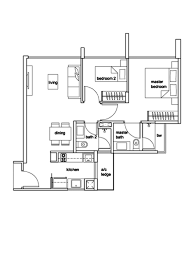 Hundred Trees - Floor Plan