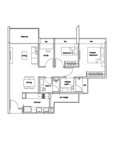 Hundred Trees - Floor Plan