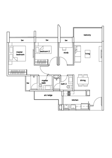Hundred Trees - Floor Plan