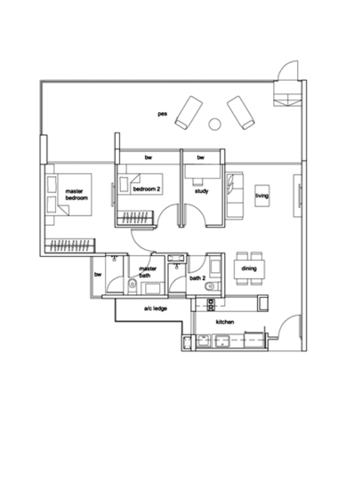 Hundred Trees - Floor Plan