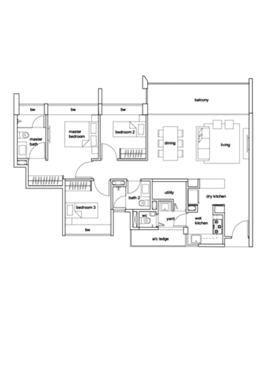 Hundred Trees - Floor Plan