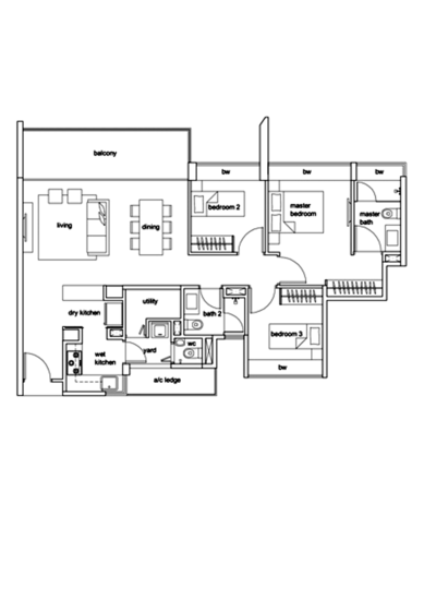 Hundred Trees - Floor Plan