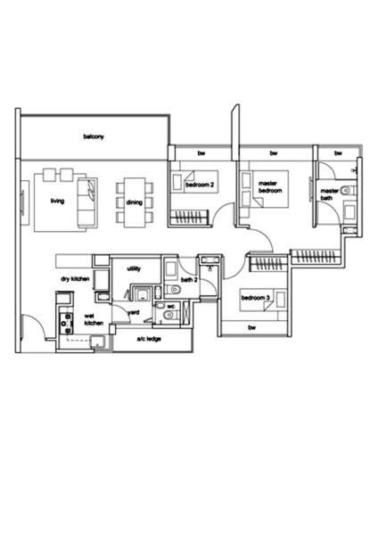 Hundred Trees, 85 West Coast Drive, 3 Bedrooms, 1,163 sqft, Condominium For Sale, by Andy Liew Chun Kit, 500168325 - PropertyGuru.com.sg