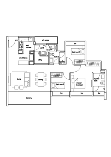 Hundred Trees - Floor Plan