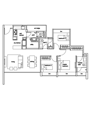 Hundred Trees - Floor Plan