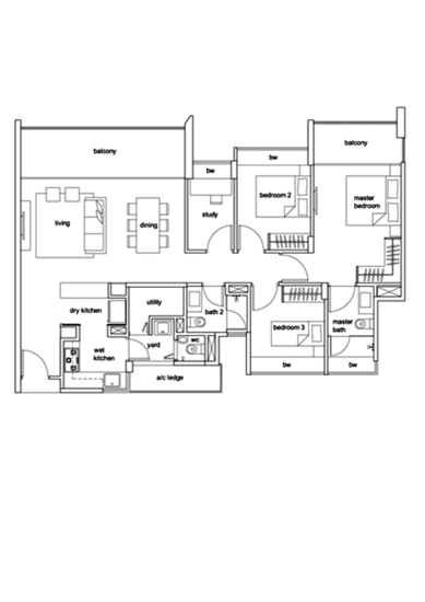 Hundred Trees - Floor Plan