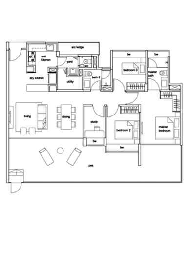 Hundred Trees - Floor Plan