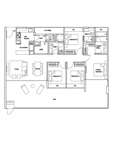 Hundred Trees - Floor Plan
