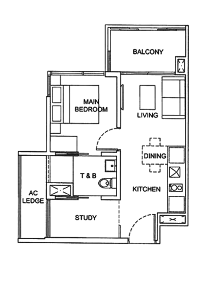 Robin Suites, 25 Robin Road, 1 Bedroom, 463 sqft, Apartment For Rent, by Ray Lee, 24488133 - PropertyGuru.com.sg
