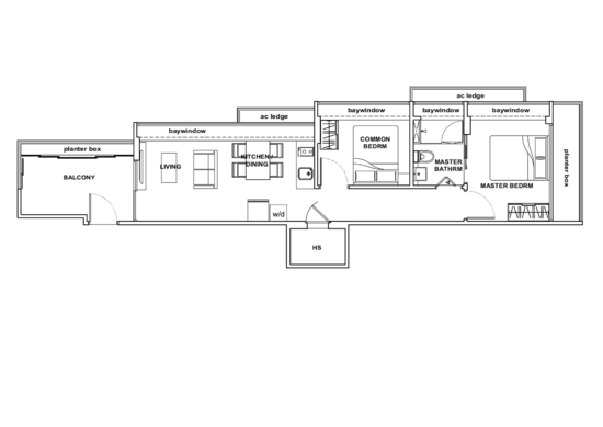 Bliss Loft - Floor Plan