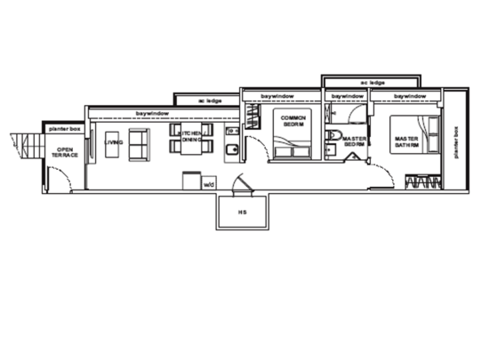 Bliss Loft - Floor Plan