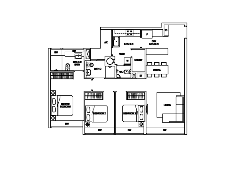 Flamingo Valley, 460 Siglap Road, 3 Bedrooms, 1,152 sqft, Condominium For Sale, by Kok Wong Yong, 500193667 - PropertyGuru.com.sg