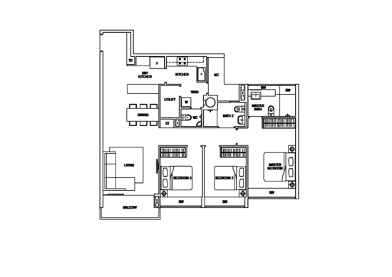Flamingo Valley - Floor Plan