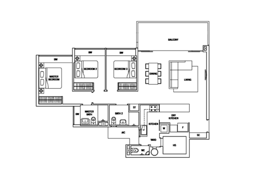 Flamingo Valley - Floor Plan