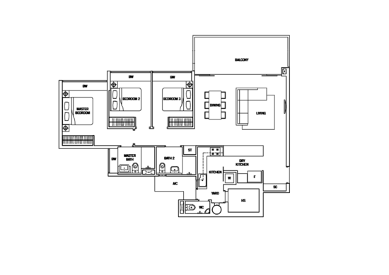 Flamingo Valley - Floor Plan