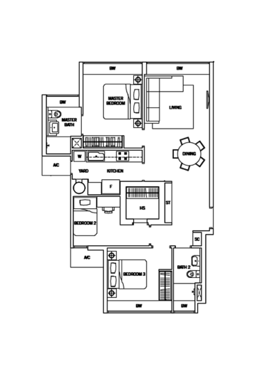 Flamingo Valley - Floor Plan