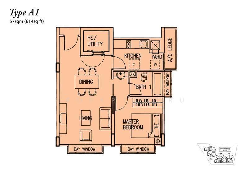 Amaninda, 329A Thomson Road, Newton / Novena, 1 Bedroom, 614 sqft, Condominium For Rent, by Fefe Juwono, 19391892 - 2D - PropertyGuru.com.sg