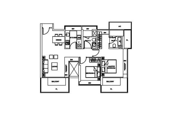 Lincoln Suites - Floor Plan