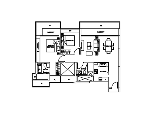 Lincoln Suites - Floor Plan