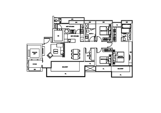 Lincoln Suites - Floor Plan