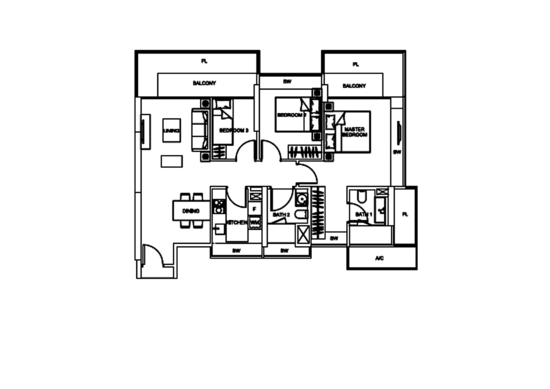 Lincoln Suites - Floor Plan