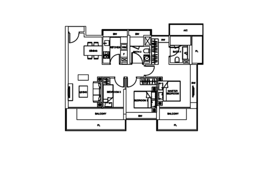 Lincoln Suites - Floor Plan