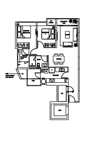 Meadows @ Peirce - Floor Plan