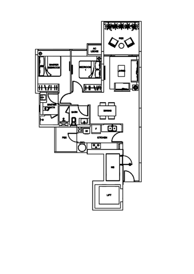 Meadows @ Peirce - Floor Plan