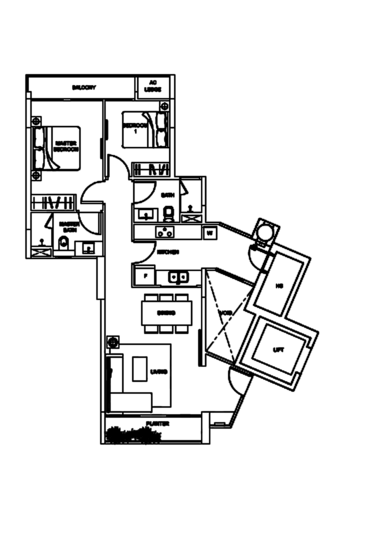 Meadows @ Peirce - Floor Plan
