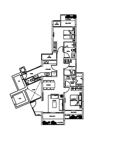 Meadows @ Peirce - Floor Plan