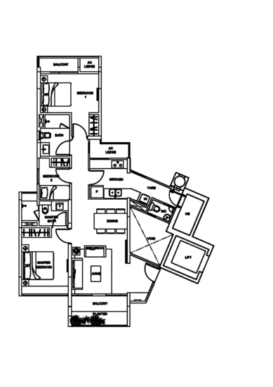 Meadows @ Peirce - Floor Plan