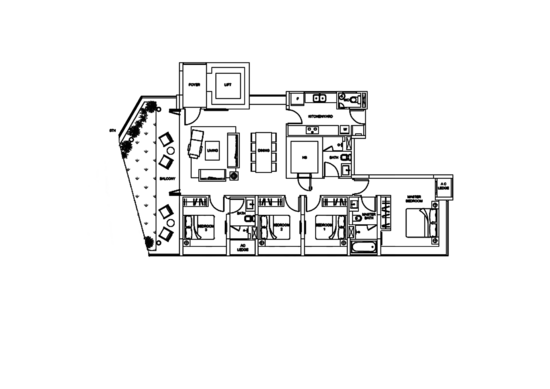 Meadows @ Peirce - Floor Plan