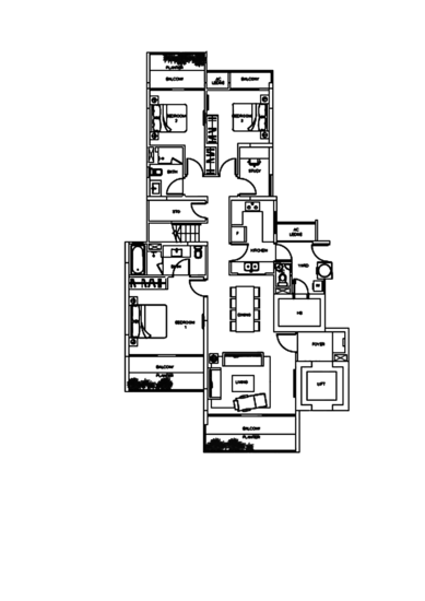 Meadows @ Peirce - Floor Plan