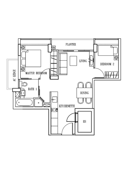 Moda, 42 East Coast Road, 2 Bedrooms, 646 sqft, Apartment For Sale, by Jacqueline Low, 500125510 - PropertyGuru.com.sg