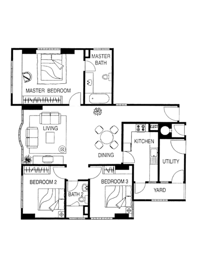 Monarchy Apartments - Floor Plan