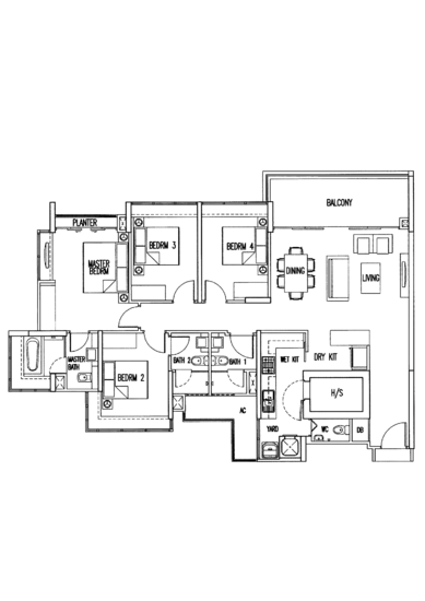Oasis @ Elias - Floor Plan