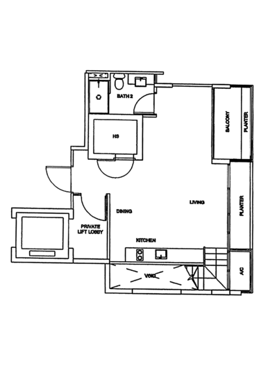 OLA Residences @ Mountbatten - Floor Plan