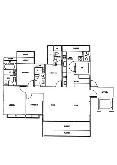 OLA Residences @ Mountbatten - Floor Plan