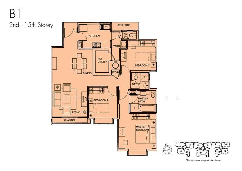 Amaranda Gardens, 116 Serangoon Avenue 3, Hougang / Punggol / Sengkang, 3 Bedrooms, 1,163 sqft, Condominium For Rent, by Ellie Teo, 20601954 - 2D - PropertyGuru.com.sg