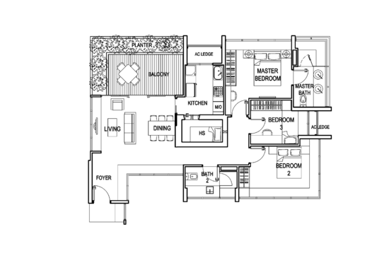 St Patrick's Residences - Floor Plan
